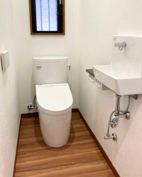 少ない水でも効率的に洗浄♪節水効果でエコなトイレ