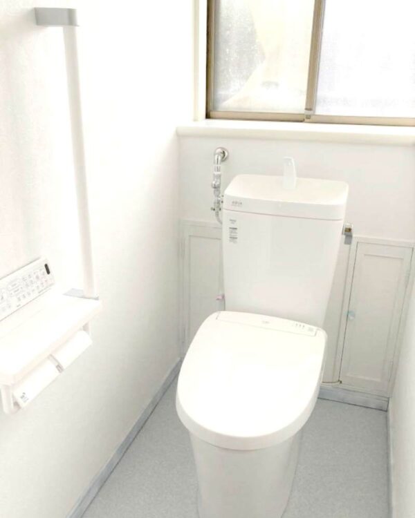 安全面にも配慮した使いやすいトイレに♪